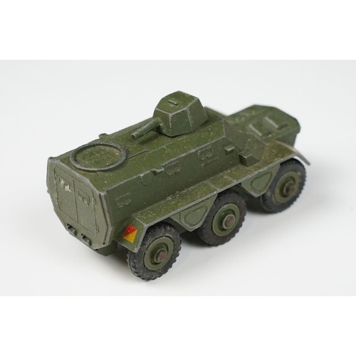 191 - Seven boxed Dinky military diecast models to include 2 x 660 Tank Transporter, 622 10 Ton Army Truck... 