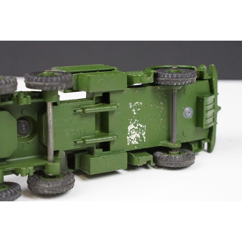 191 - Seven boxed Dinky military diecast models to include 2 x 660 Tank Transporter, 622 10 Ton Army Truck... 