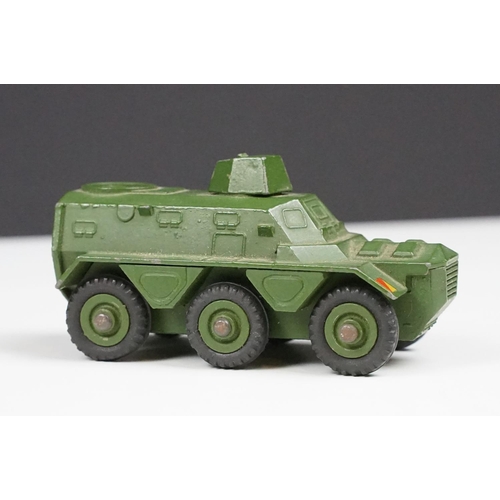 191 - Seven boxed Dinky military diecast models to include 2 x 660 Tank Transporter, 622 10 Ton Army Truck... 