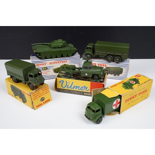 Five boxed military diecast models to include Vilmer (Denmark) 455 ...