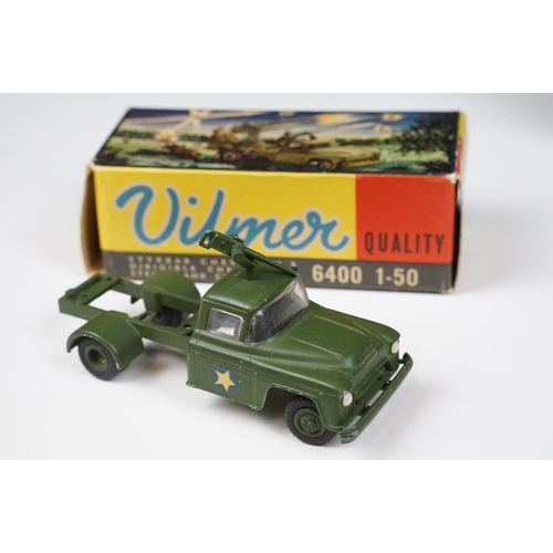 194 - Five boxed military diecast models to include Vilmer (Denmark) 455 Styrbar Chevrolet and 4 x Dinky (... 