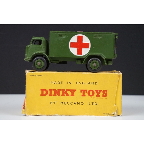 194 - Five boxed military diecast models to include Vilmer (Denmark) 455 Styrbar Chevrolet and 4 x Dinky (... 