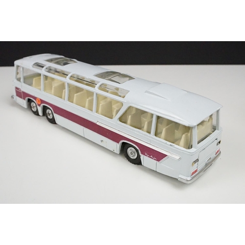 196 - Boxed Dinky 952 Vega Major Luxury Coach diecast model, showing a few areas of paint loss but mainly ... 