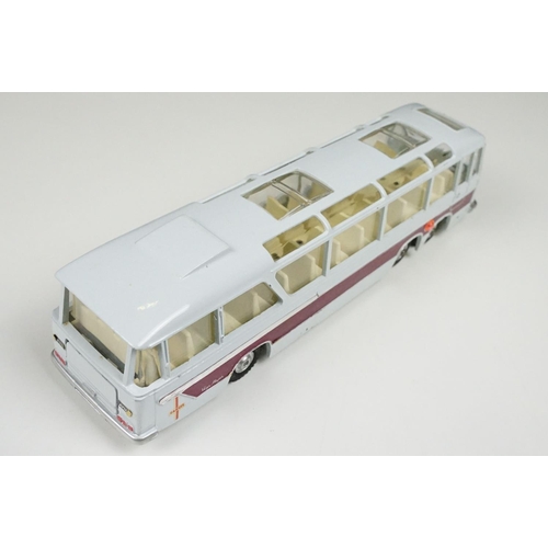 196 - Boxed Dinky 952 Vega Major Luxury Coach diecast model, showing a few areas of paint loss but mainly ... 