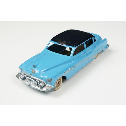 199 - Three French Dinky diecast models to include 24V Buick Roadster  in blue (some heavy paint marks and... 