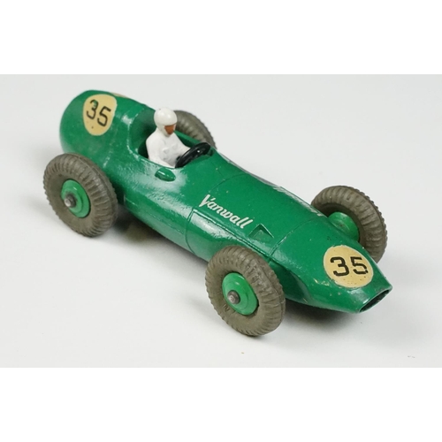 203 - Three boxed Dinky diecast racing cars to include 238 Jaguar Type D Racing Car in turquoise with blue... 