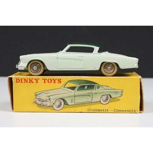 206 - Two boxed French Dinky diecast models to include 24Z Simca Versailles in pale yellow with black roof... 