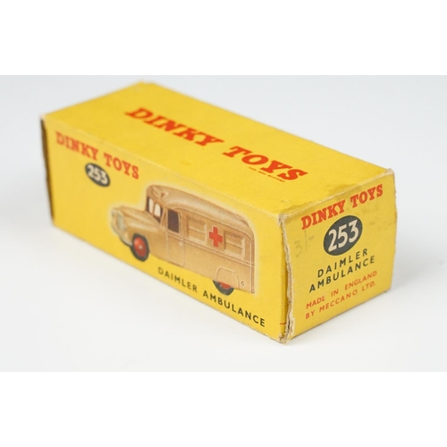 207 - Three boxed emergency service diecast models to include Dinky 253 Daimler Ambulance and 2 x Corgi (4... 