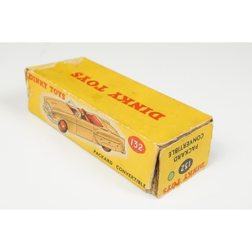 208 - Three boxed Dinky diecast models to include 160 Austin A10 Saloon in tan (diecast vg, gd box), 132 P... 