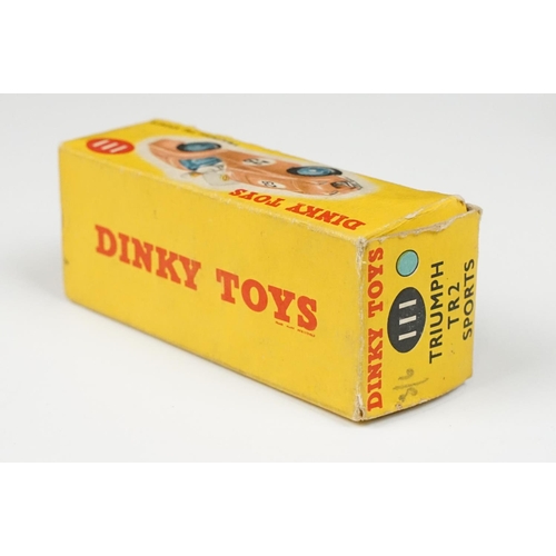 209 - Four boxed Dinky diecast models to include 110 Aston Martin DB3 Sports, 109 Austin Healey 100 Sports... 