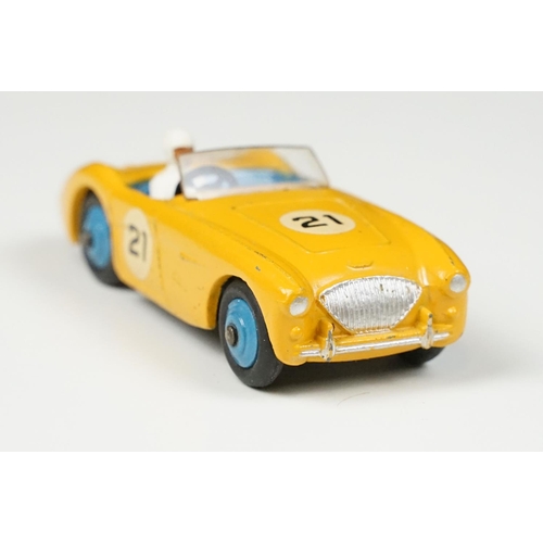 209 - Four boxed Dinky diecast models to include 110 Aston Martin DB3 Sports, 109 Austin Healey 100 Sports... 