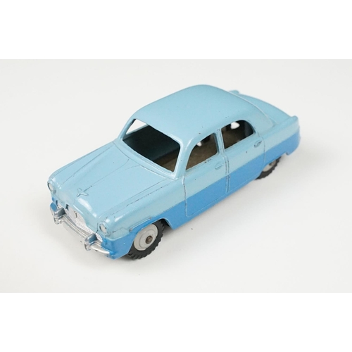 216 - Two boxed Dinky diecast models to include 162 Ford Zephyr Saloon in two tone blue and 167 A C Aceca ... 