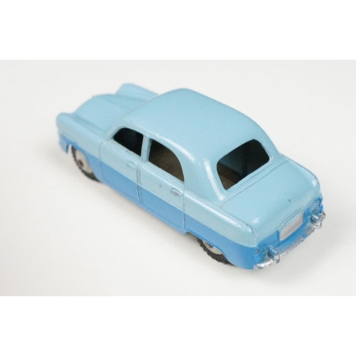 216 - Two boxed Dinky diecast models to include 162 Ford Zephyr Saloon in two tone blue and 167 A C Aceca ... 