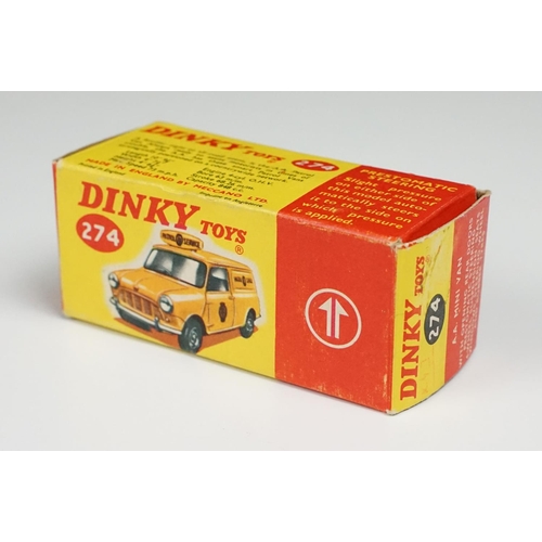 217 - Boxed Dinky 274 AA Mini Van diecast model, diecast & box vg