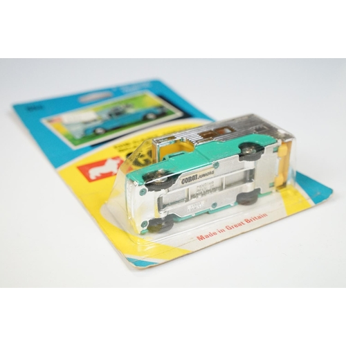 223 - Three carded Corgi Juniors diecast models with US version cards to include 35 Ford Camper in turquoi... 