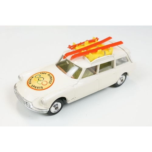 228 - Boxed Corgi 475 Citroen Safari Olympic Winter Sports 'By Special Request' diecast model in white, wi... 