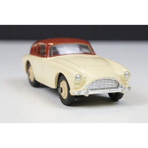 229 - Boxed Dinky 167 A C Aceca Coupe diecast model in cream and brown with cream hubs, box with correct c... 