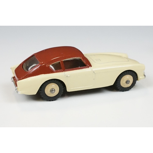 229 - Boxed Dinky 167 A C Aceca Coupe diecast model in cream and brown with cream hubs, box with correct c... 