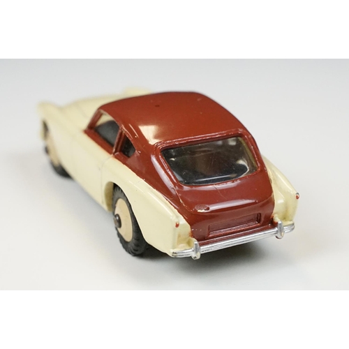 229 - Boxed Dinky 167 A C Aceca Coupe diecast model in cream and brown with cream hubs, box with correct c... 