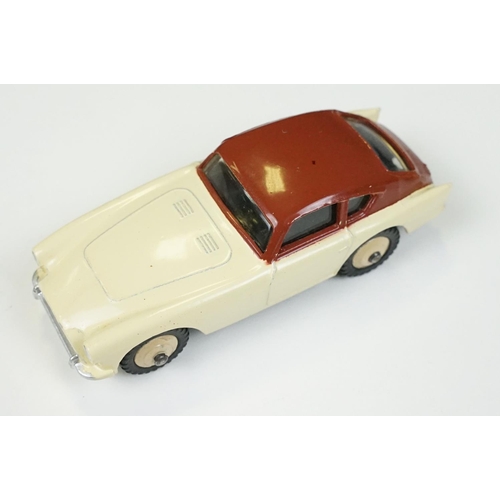 229 - Boxed Dinky 167 A C Aceca Coupe diecast model in cream and brown with cream hubs, box with correct c... 