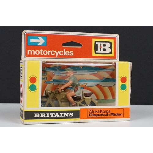 230 - 12 Boxed Britains Motorcycles models to include 9672, 9691, 9673, 9677, 9691, 9682, 9695, 9678, 9694... 