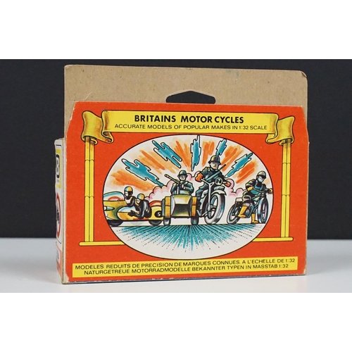 230 - 12 Boxed Britains Motorcycles models to include 9672, 9691, 9673, 9677, 9691, 9682, 9695, 9678, 9694... 