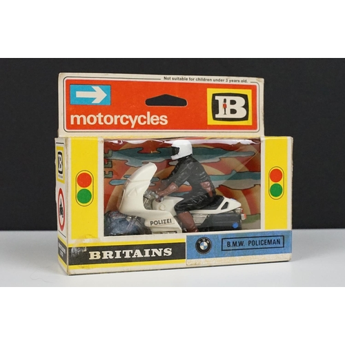 230 - 12 Boxed Britains Motorcycles models to include 9672, 9691, 9673, 9677, 9691, 9682, 9695, 9678, 9694... 