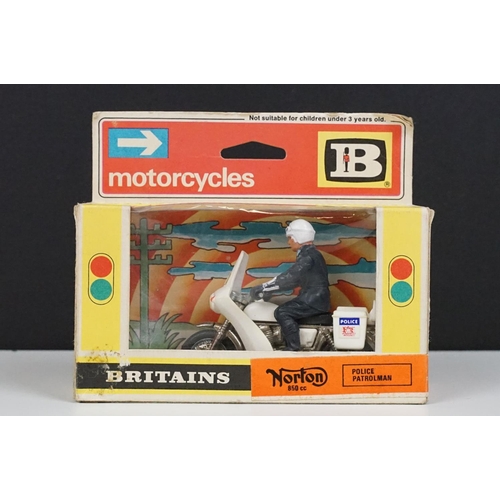 230 - 12 Boxed Britains Motorcycles models to include 9672, 9691, 9673, 9677, 9691, 9682, 9695, 9678, 9694... 