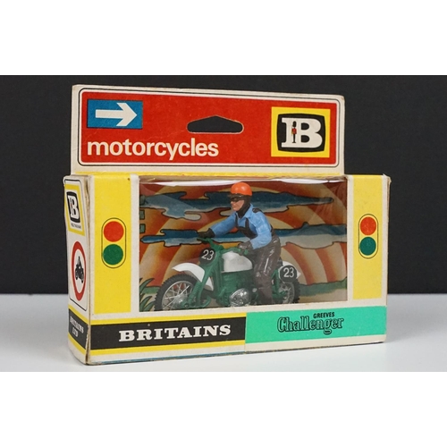 230 - 12 Boxed Britains Motorcycles models to include 9672, 9691, 9673, 9677, 9691, 9682, 9695, 9678, 9694... 