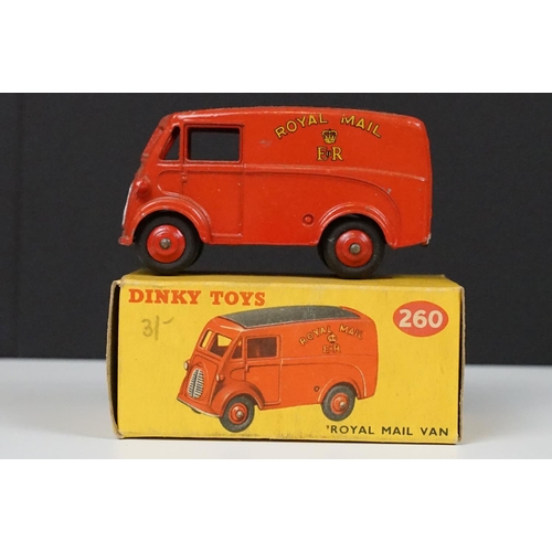 239 - Six boxed Dinky diecast models to include 162 Ford Zephyr Saloon in two tone blue, 480 Bedford 10 CW... 