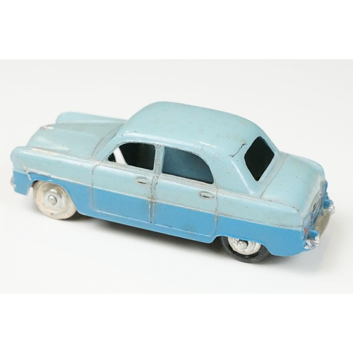 239 - Six boxed Dinky diecast models to include 162 Ford Zephyr Saloon in two tone blue, 480 Bedford 10 CW... 