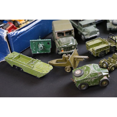 134 - Quantity of play worn diecast models from the mid 20th C onwards to include Dinky, Matchbox, Lledo, ... 