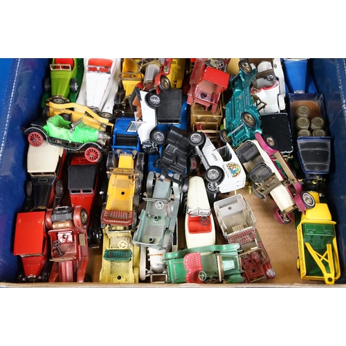 134 - Quantity of play worn diecast models from the mid 20th C onwards to include Dinky, Matchbox, Lledo, ... 