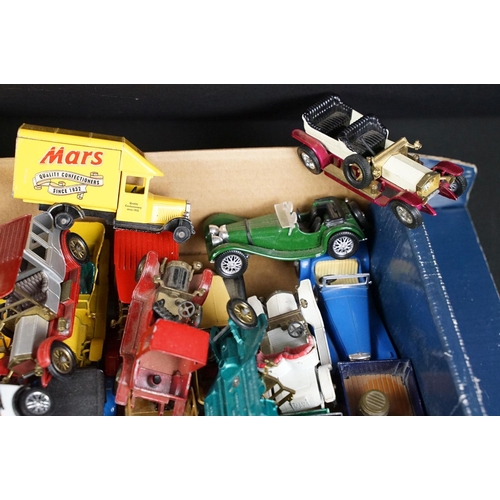 134 - Quantity of play worn diecast models from the mid 20th C onwards to include Dinky, Matchbox, Lledo, ... 