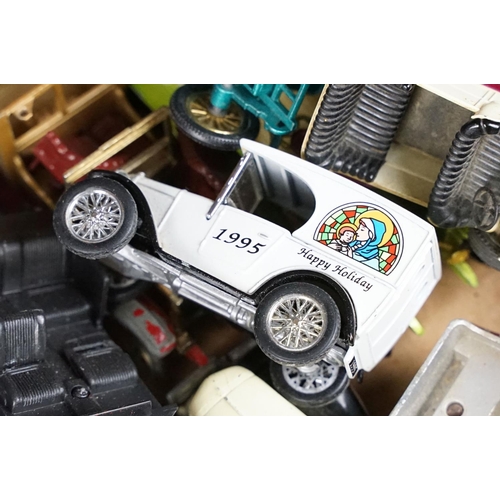 134 - Quantity of play worn diecast models from the mid 20th C onwards to include Dinky, Matchbox, Lledo, ... 