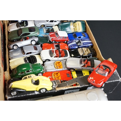 135 - Quantity of play worn mid 20th C onwards diecast models to include Dinky, Corgi, Matchbox etc featur... 