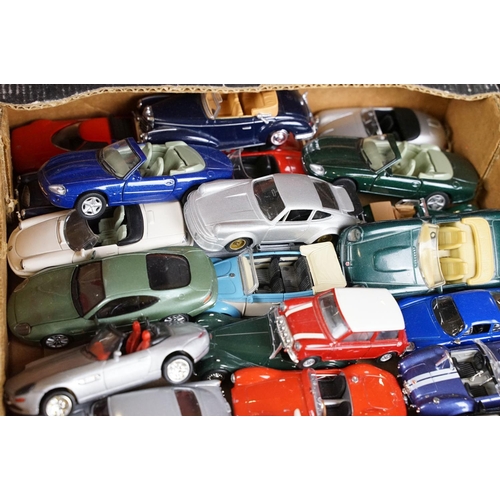 135 - Quantity of play worn mid 20th C onwards diecast models to include Dinky, Corgi, Matchbox etc featur... 