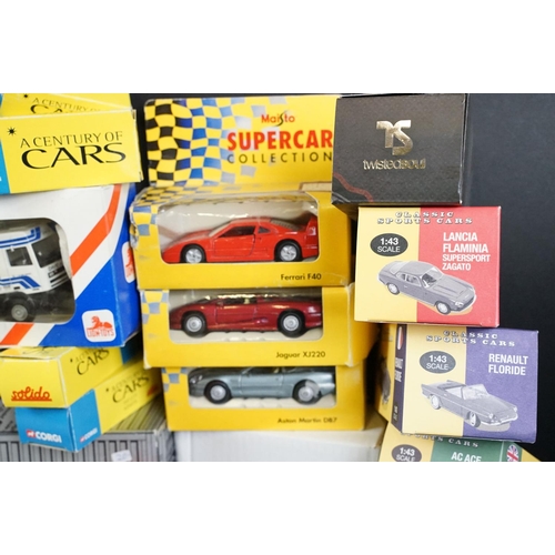 140 - Around 34 boxed diecast models to include Conrad 3120, Atlas, Corgi, Lion Toys etc, diecast ex, boxe... 