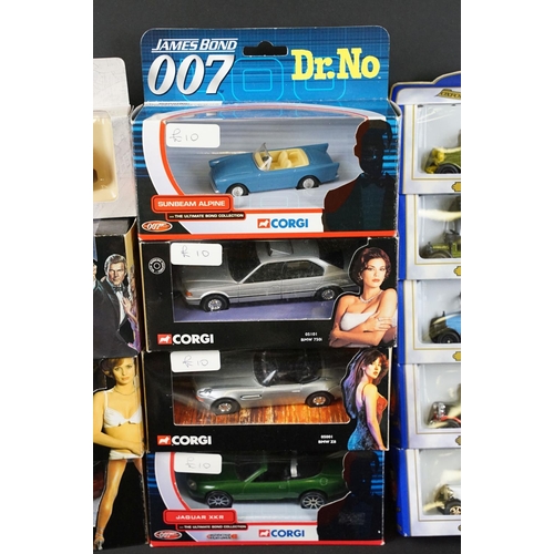 143 - 17 Boxed / cased James Bond diecast models to include 5 x Corgi The Definitive Bond Collection (0470... 