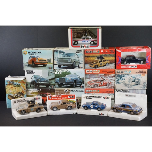 147 - 14 Boxed Polistil diecast models to include S14 Honda Coupe Z, S20 Volvo 164E, S635 Jaguar Police, S... 