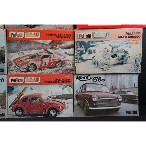 147 - 14 Boxed Polistil diecast models to include S14 Honda Coupe Z, S20 Volvo 164E, S635 Jaguar Police, S... 