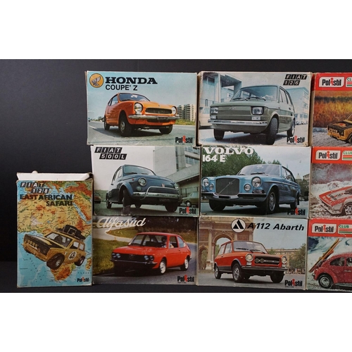 147 - 14 Boxed Polistil diecast models to include S14 Honda Coupe Z, S20 Volvo 164E, S635 Jaguar Police, S... 