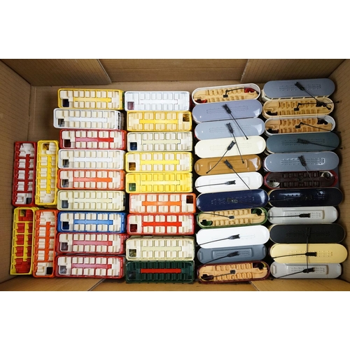 148 - Collection of around 85 Corgi diecast models buses & trams, featuring London Transport Routemaster e... 