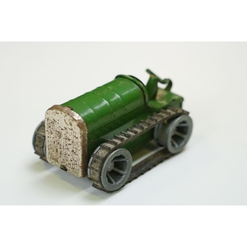 168 - 26 Mid 20th C play worn Dinky diecast models to include road, commercial and racing cars plus 2 x Tr... 