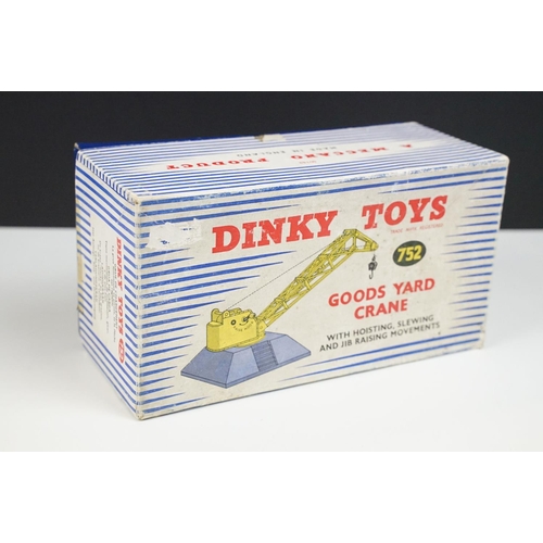 174 - Four boxed Dinky diecast construction models to include 401 Coventry Climax Fork Lift Truck, 965 Euc... 