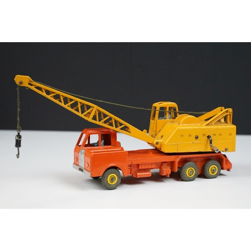 174 - Four boxed Dinky diecast construction models to include 401 Coventry Climax Fork Lift Truck, 965 Euc... 