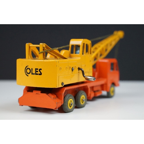 174 - Four boxed Dinky diecast construction models to include 401 Coventry Climax Fork Lift Truck, 965 Euc... 