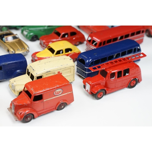 175 - 27 Mid 20th C play worn Dinky diecast models to include commercial and road examples featuring 480 K... 