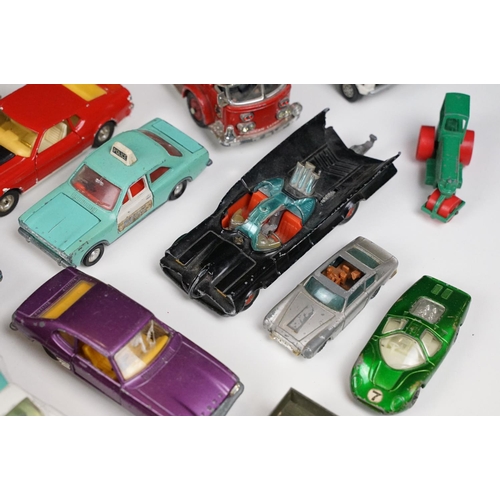 176 - 31 play worn diecast models, mostly mid 20th C, to include Dinky, Corgi, Matchbox & Triang Spot-On, ... 