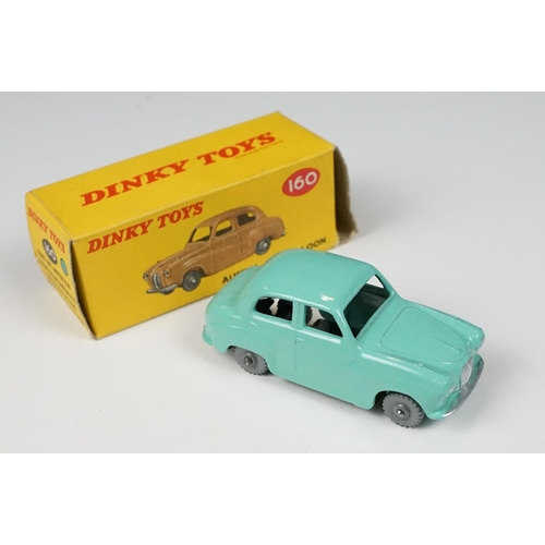 178 - Five boxed Dinky diecast models to include 157 Jaguar XK120 Coupe in cream, 160 Austin A30 Saloon, 1... 